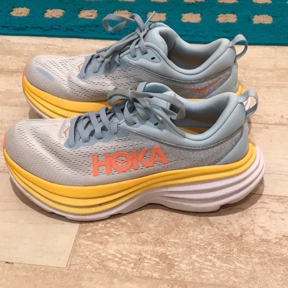 Womens Hokas. Worn once in perfect condition - Picture 1 of 6